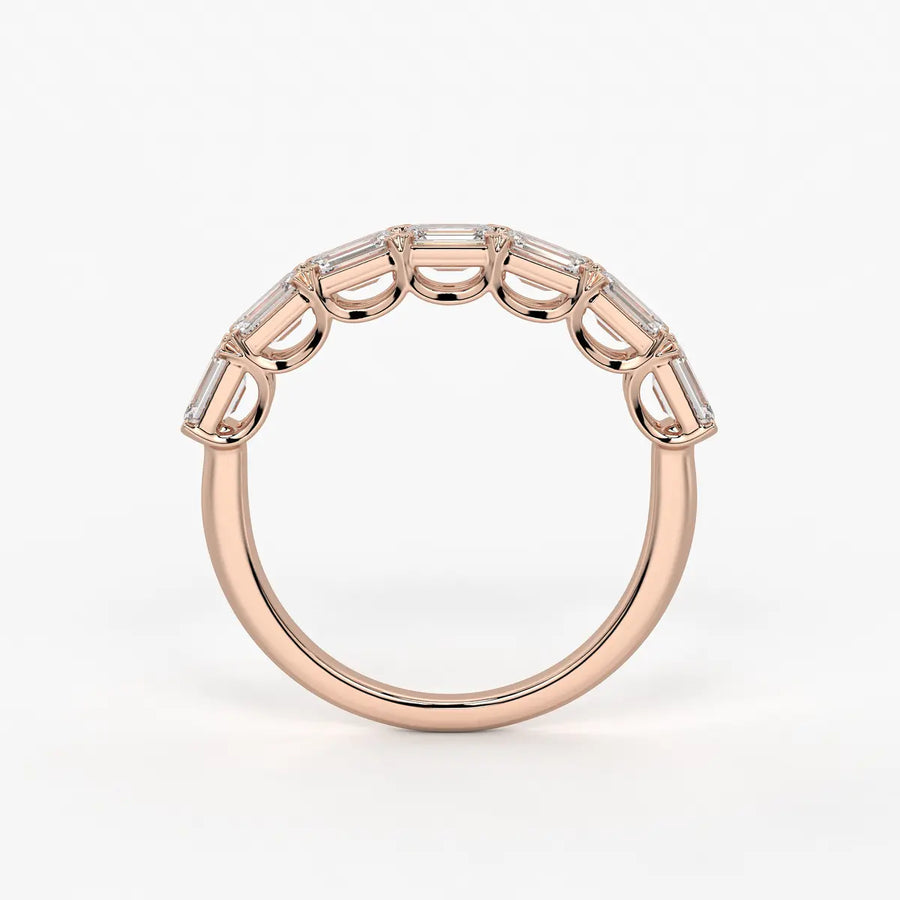 Prism?a Seven Emerald Diamond Ring