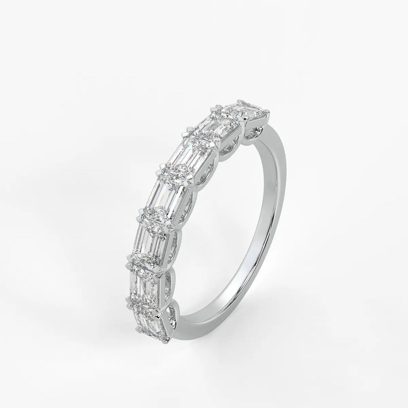 Prism?a Seven Emerald Diamond Ring