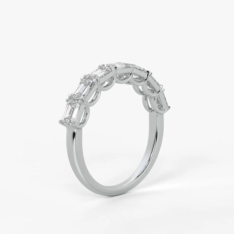 Prism?a Seven Emerald Diamond Ring