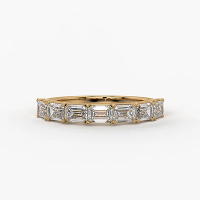 Prism?a Seven Emerald Diamond Ring