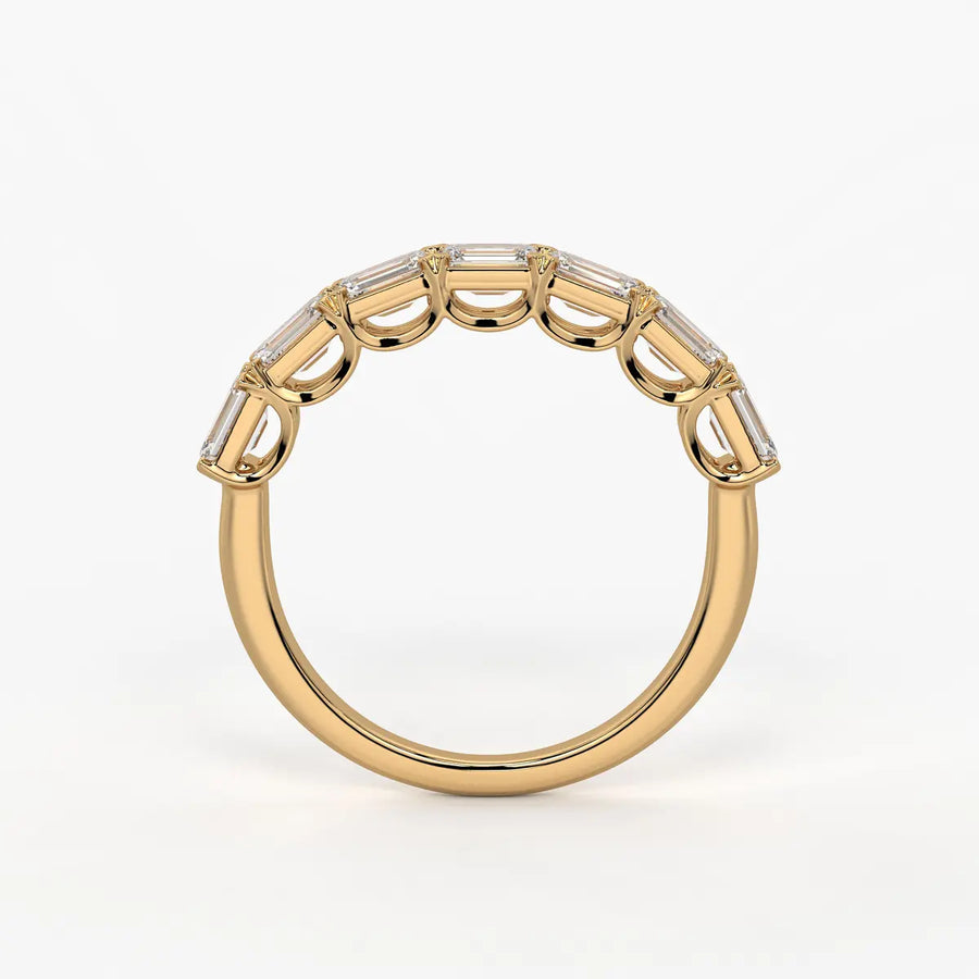 Prism?a Seven Emerald Diamond Ring