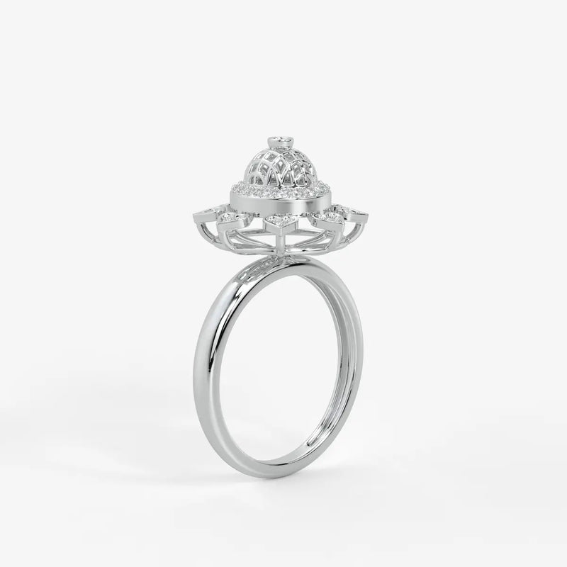 Heartwheel Diamond Ring