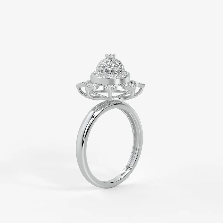 Heartwheel Diamond Ring