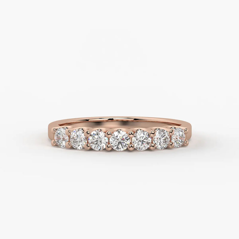 Sevenlight Diamond Line Ring