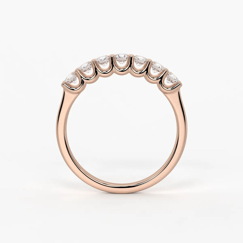 Sevenlight Diamond Line Ring