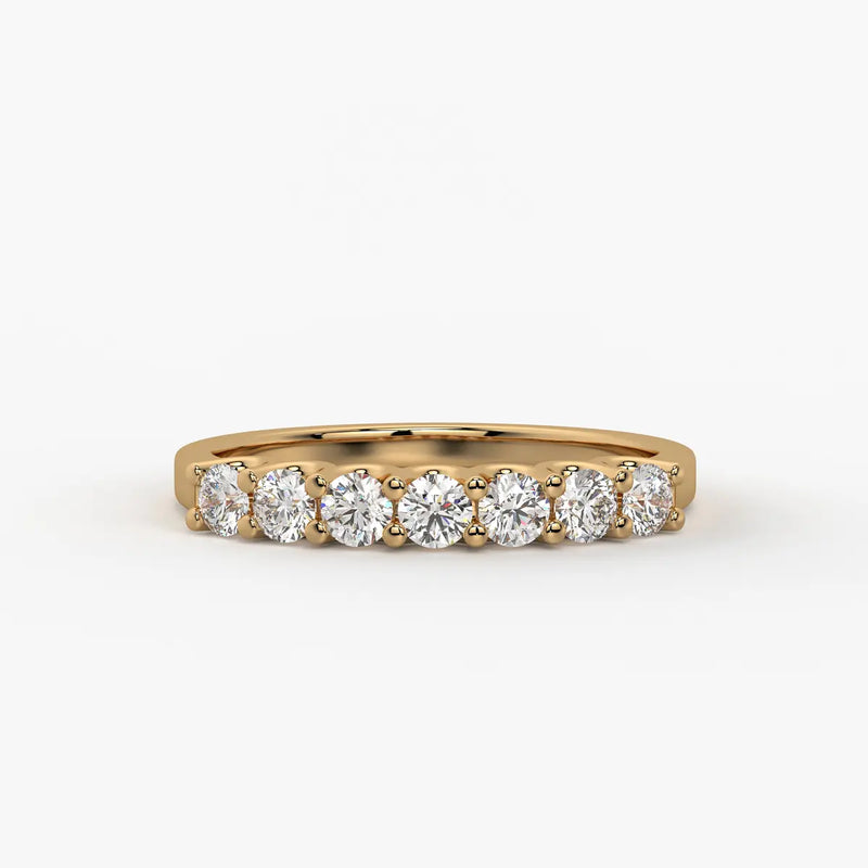 Sevenlight Diamond Line Ring