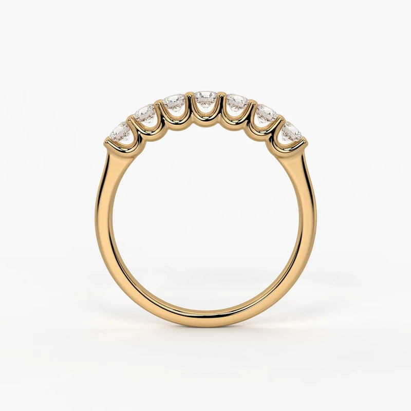 Sevenlight Diamond Line Ring