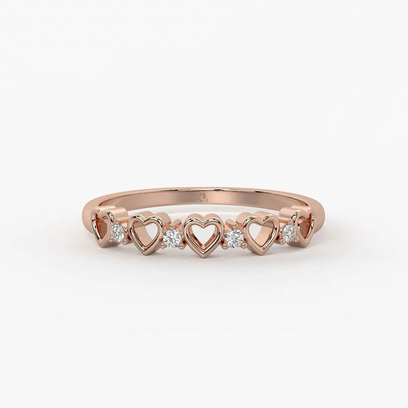Lovelle Hearts & Sparkle Ring
