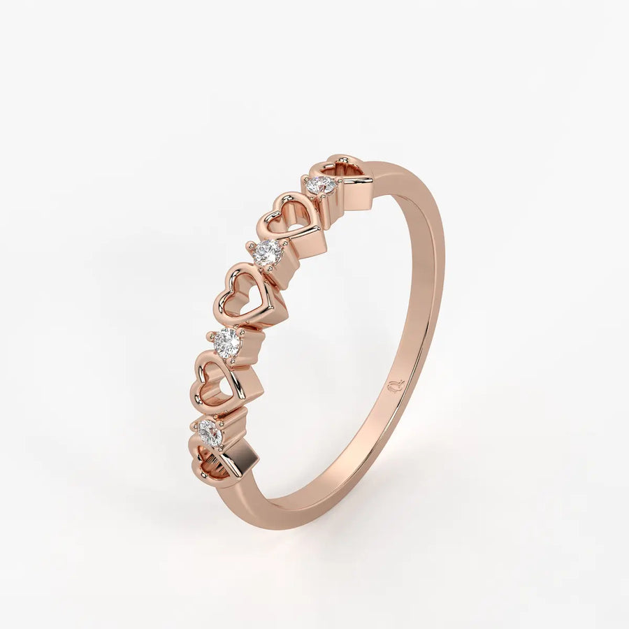 Lovelle Hearts & Sparkle Ring
