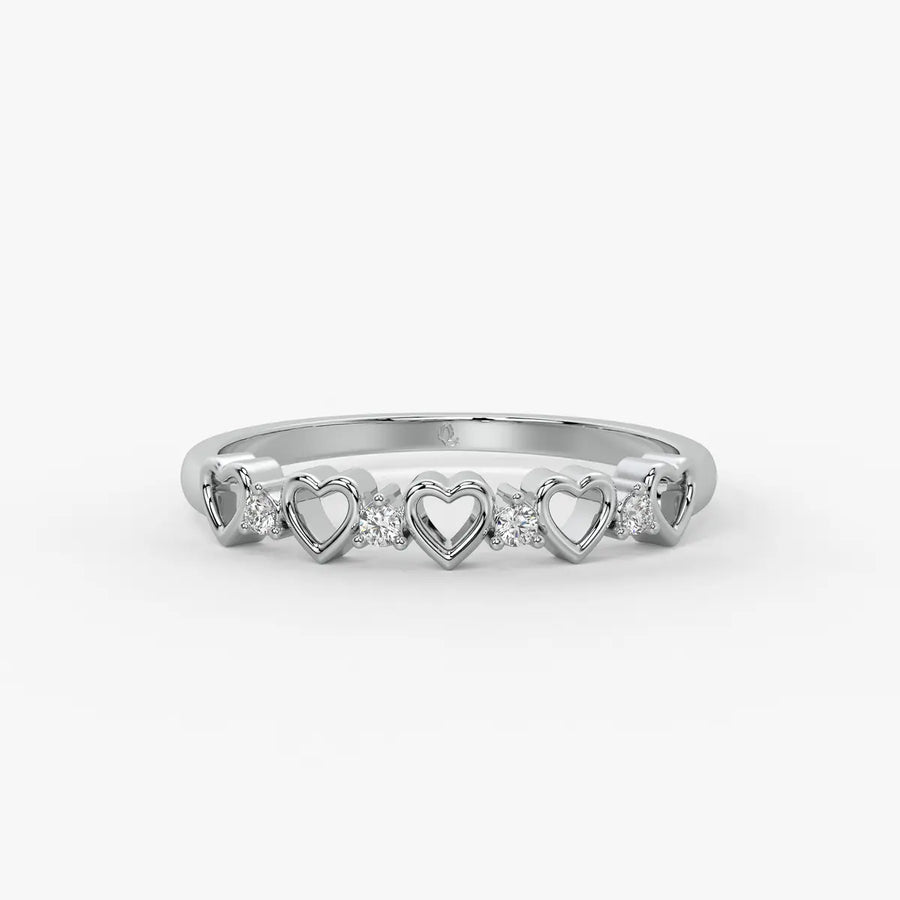 Lovelle Hearts & Sparkle Ring