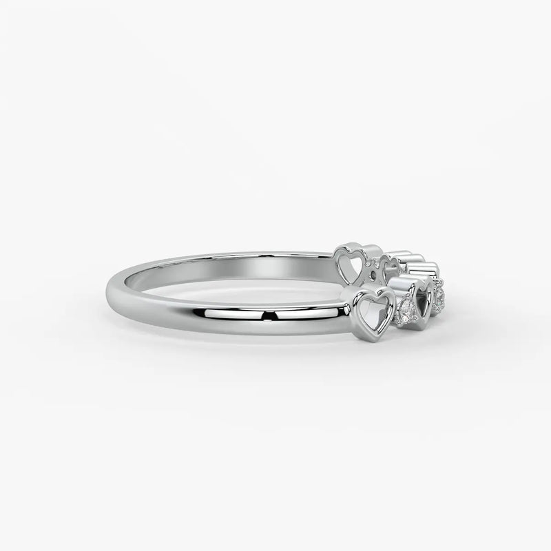 Lovelle Hearts & Sparkle Ring