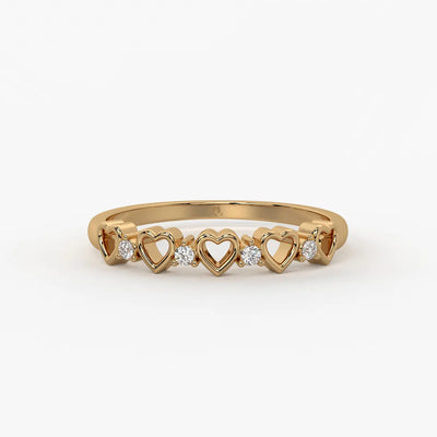 Lovelle Hearts & Sparkle Ring