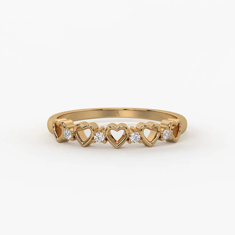 Lovelle Hearts & Sparkle Ring
