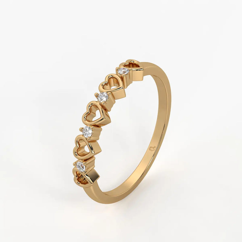 Lovelle Hearts & Sparkle Ring