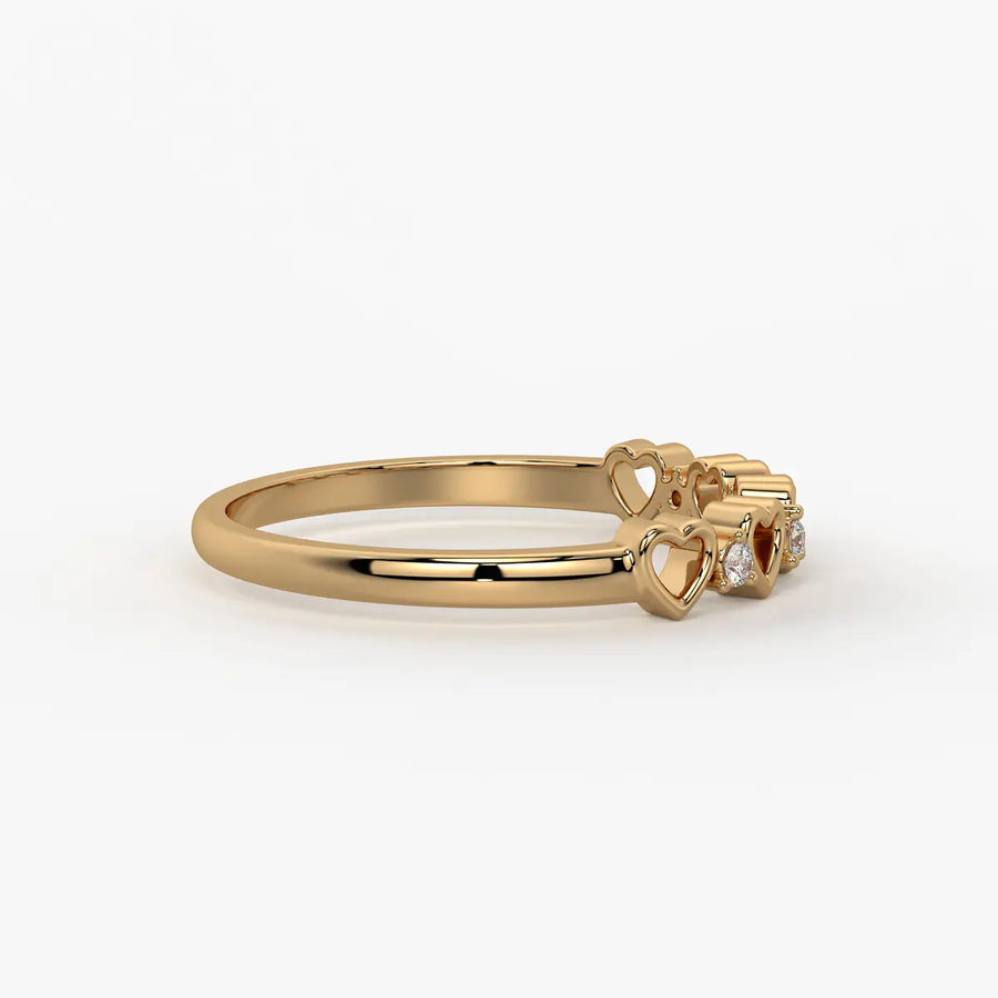 Lovelle Hearts & Sparkle Ring