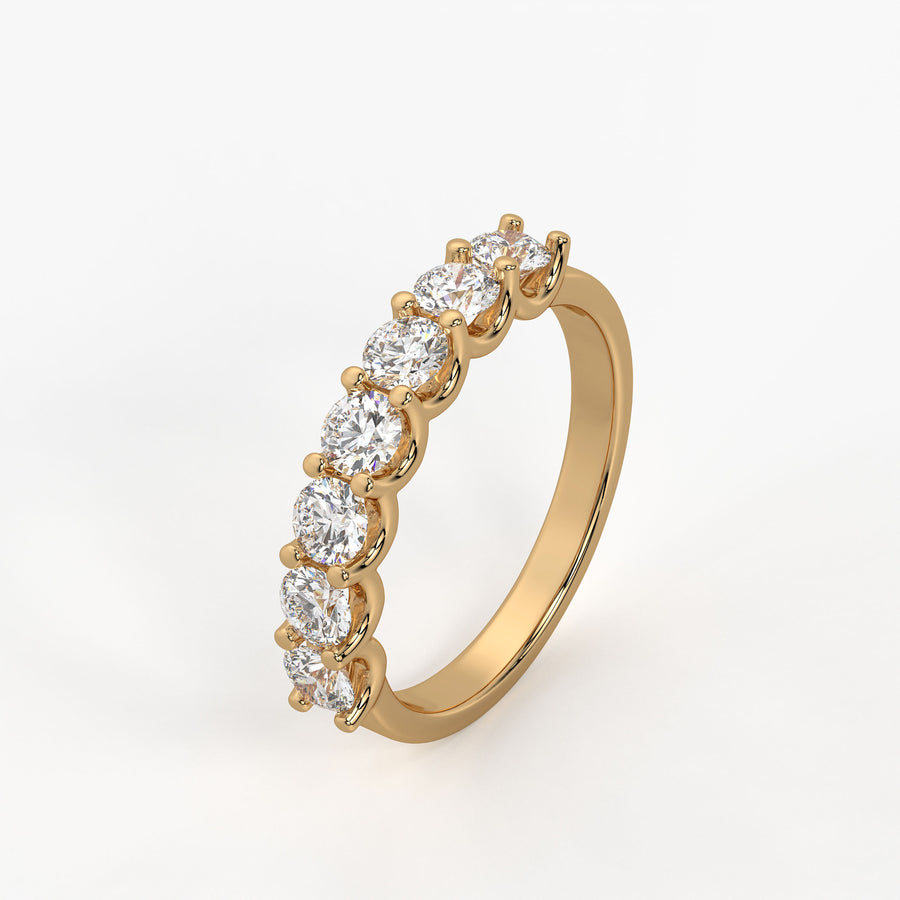 Auricadence Diamond Curve Ring