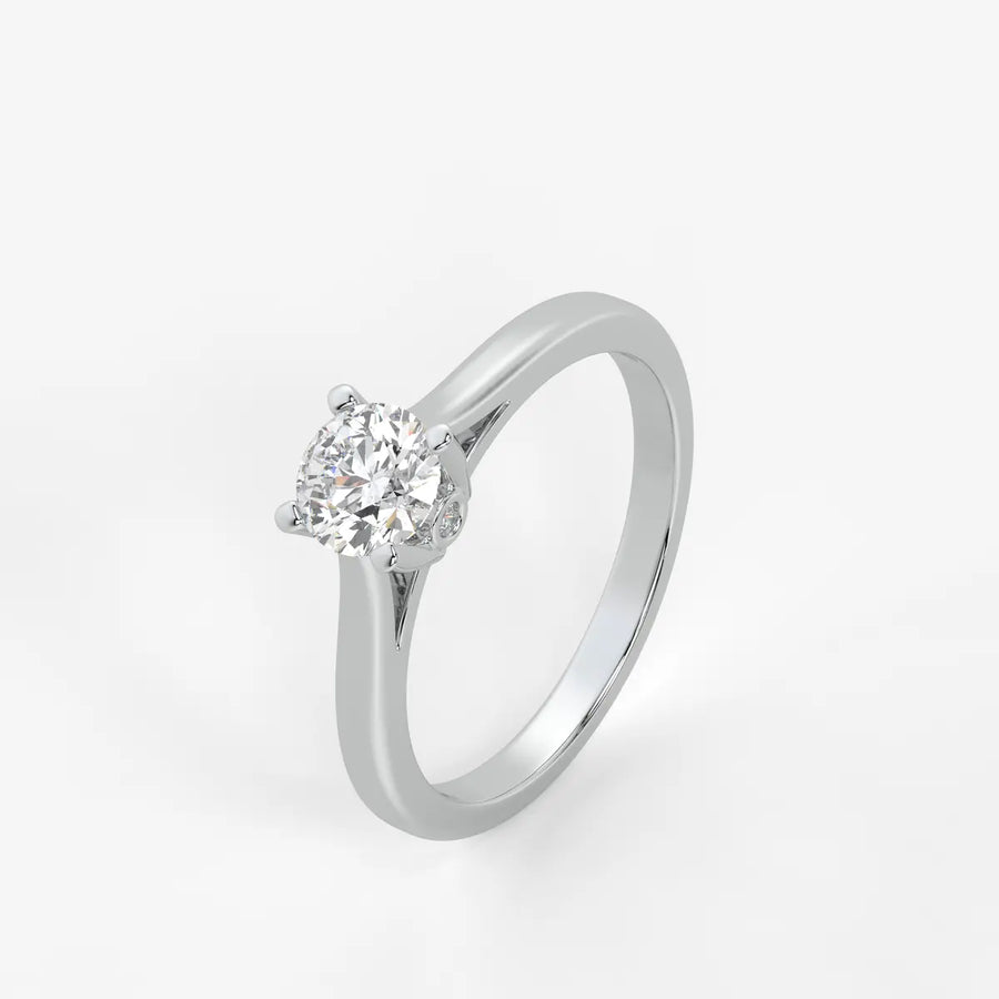 Solv?ra Round Solitaire Diamond Ring