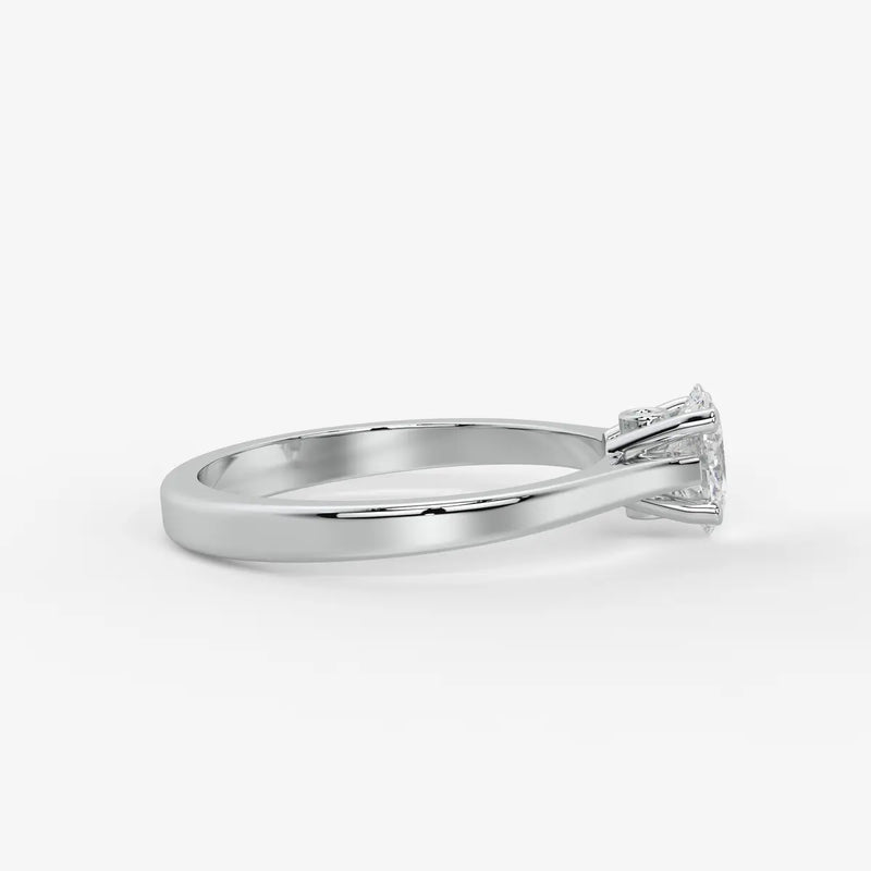 Avelisse Oval Solitaire Diamond Ring