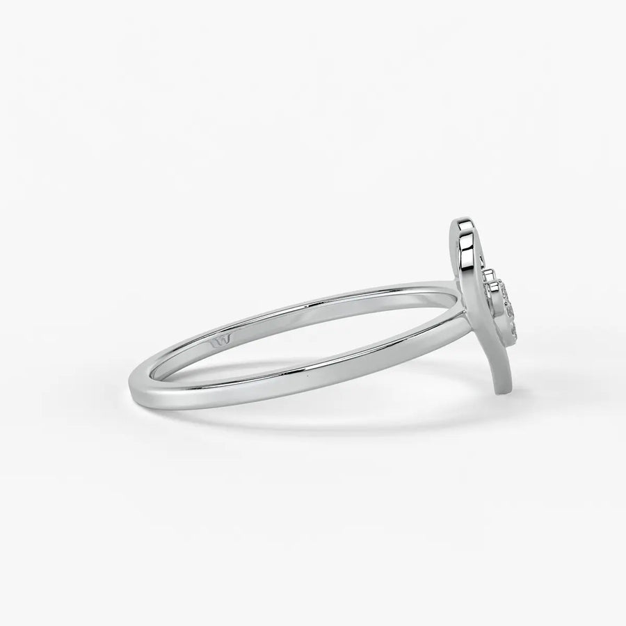 Mimiheart Diamond Charm Ring