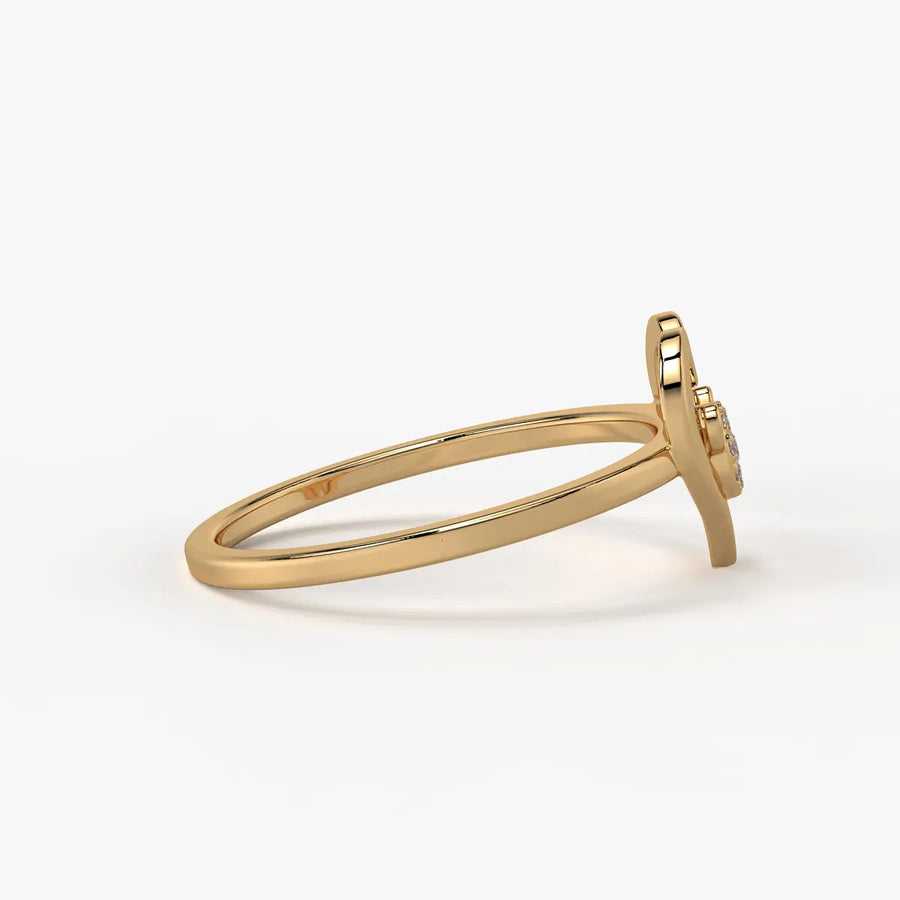 Mimiheart Diamond Charm Ring