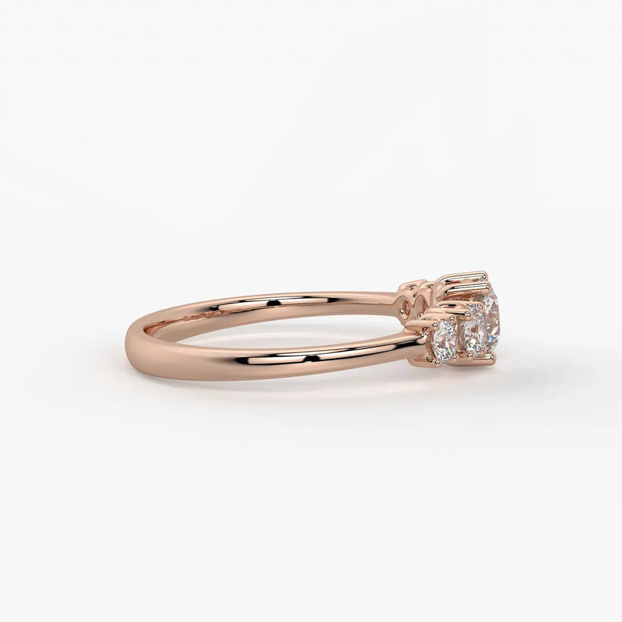 Halovera Cascade Diamond Ring