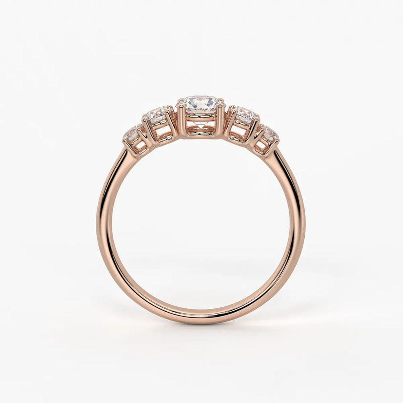 Halovera Cascade Diamond Ring