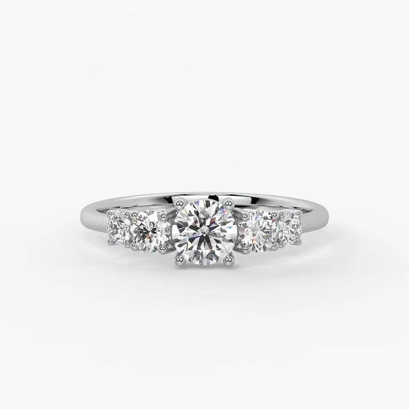 Halovera Cascade Diamond Ring