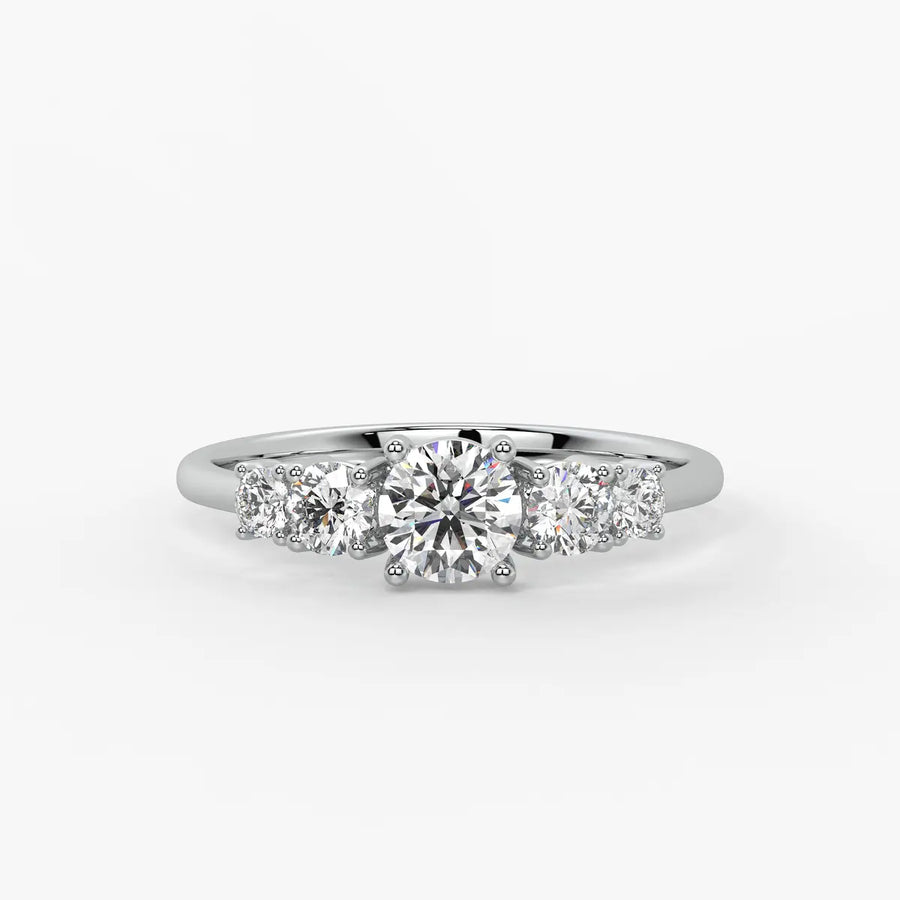 Halovera Cascade Diamond Ring