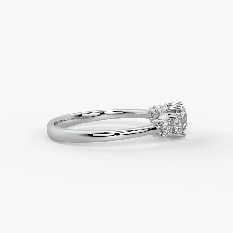 Halovera Cascade Diamond Ring
