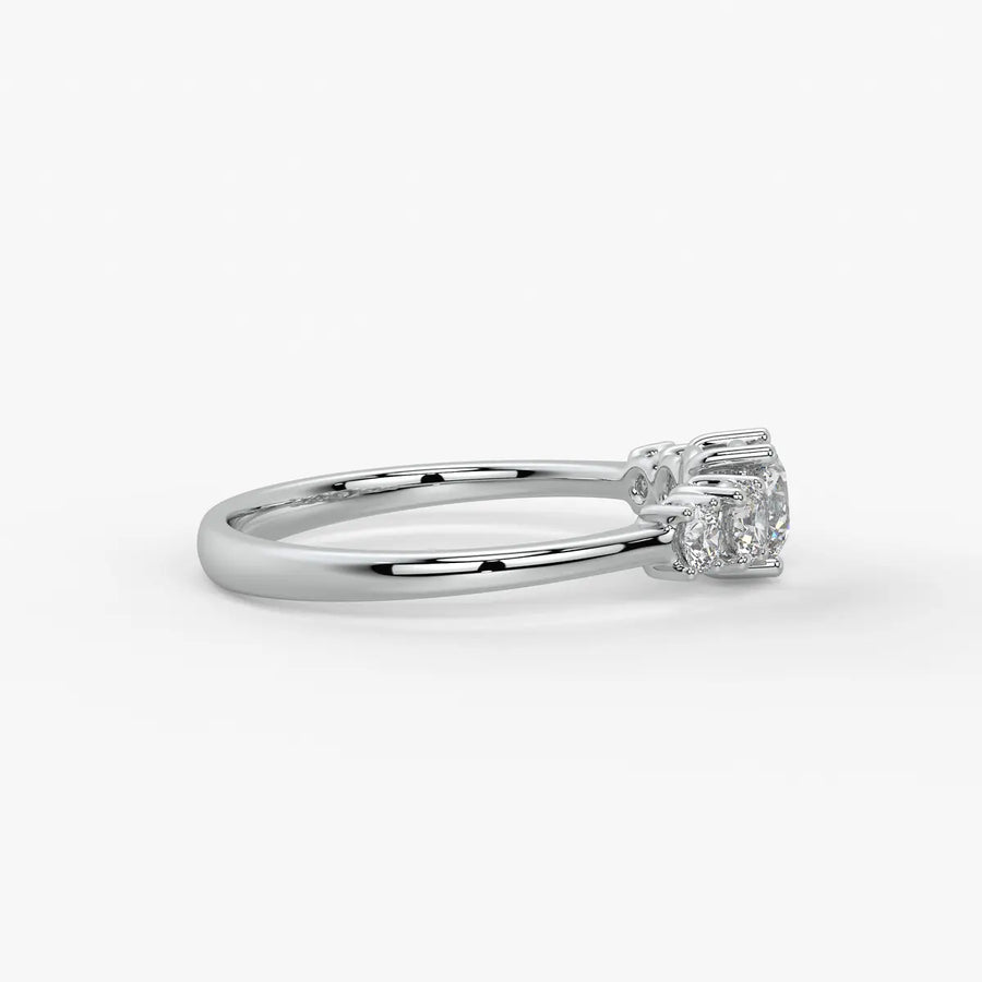 Halovera Cascade Diamond Ring