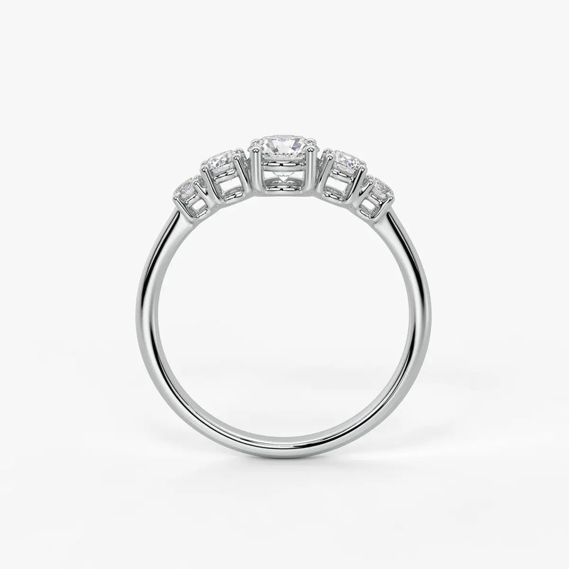 Halovera Cascade Diamond Ring