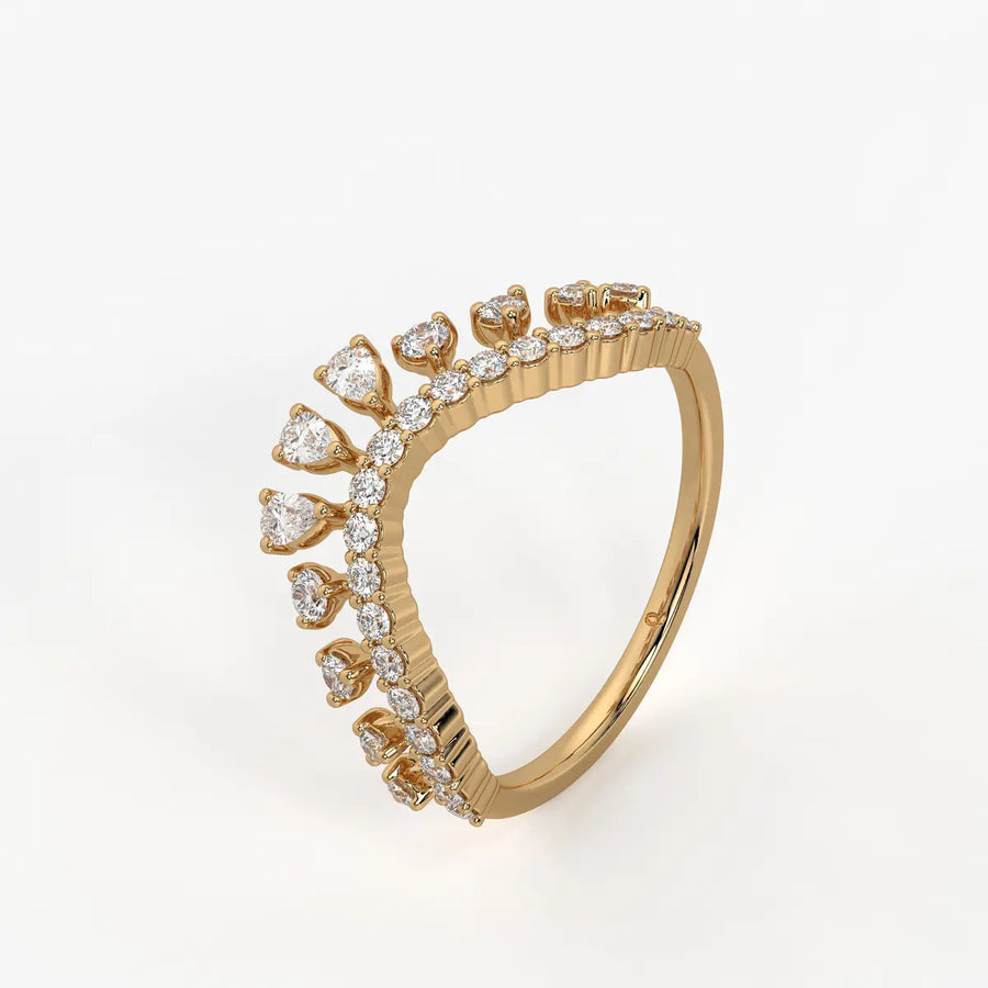 Royal Crown Diamond Ring