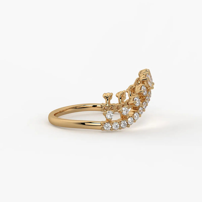 Royal Crown Diamond Ring