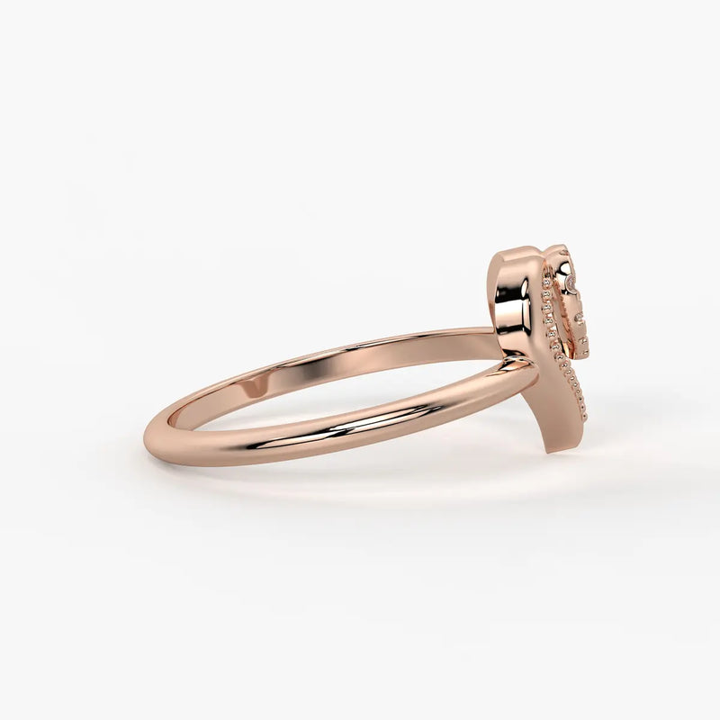 Everliora Twin Heart Diamond Ring