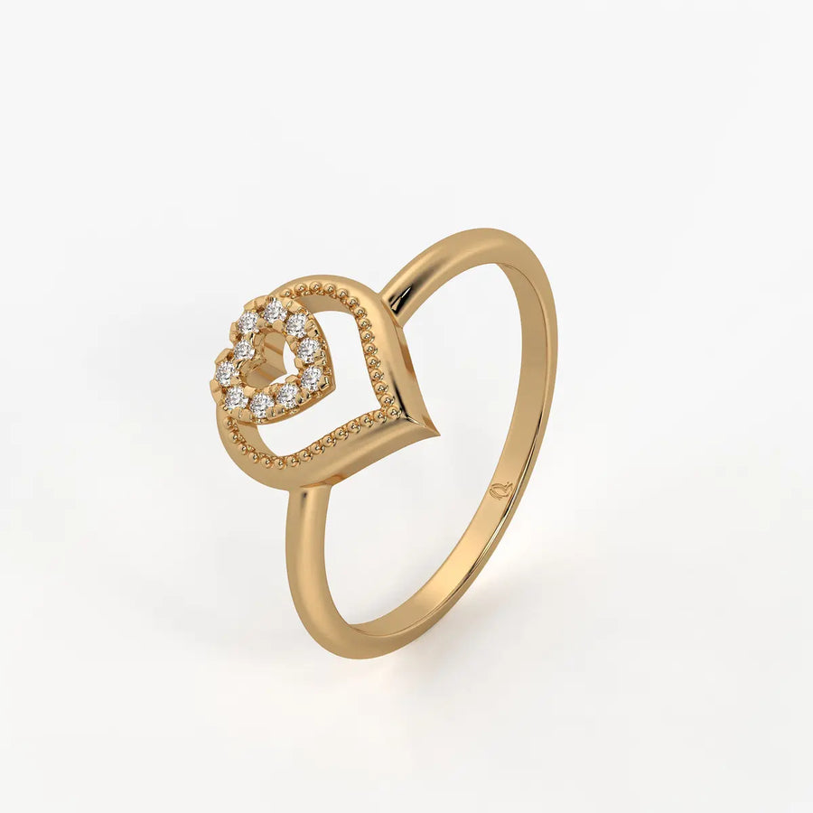 Everliora Twin Heart Diamond Ring