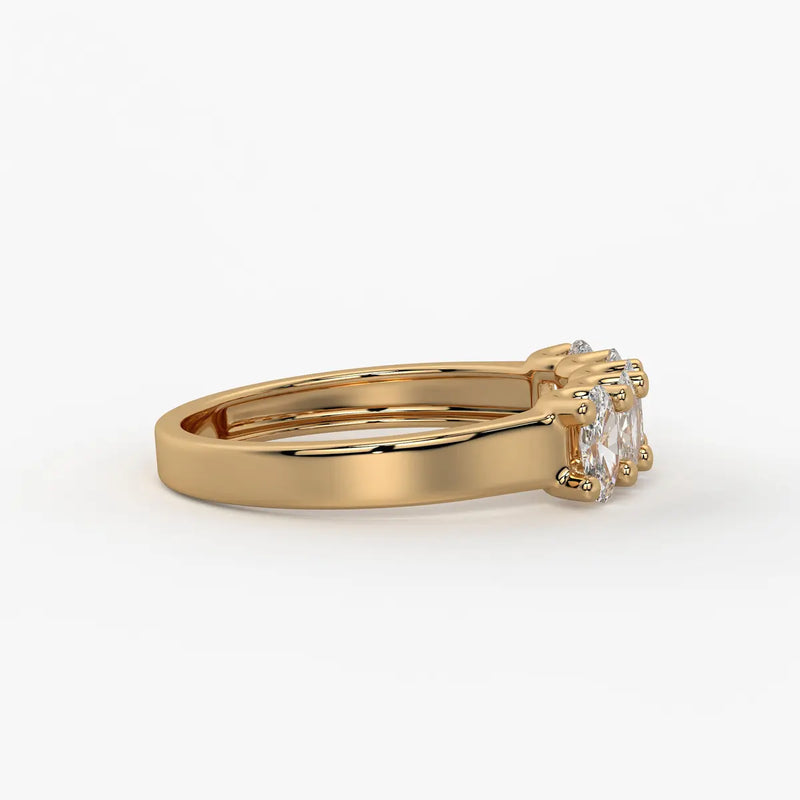 Olyra Curve Diamond Ring