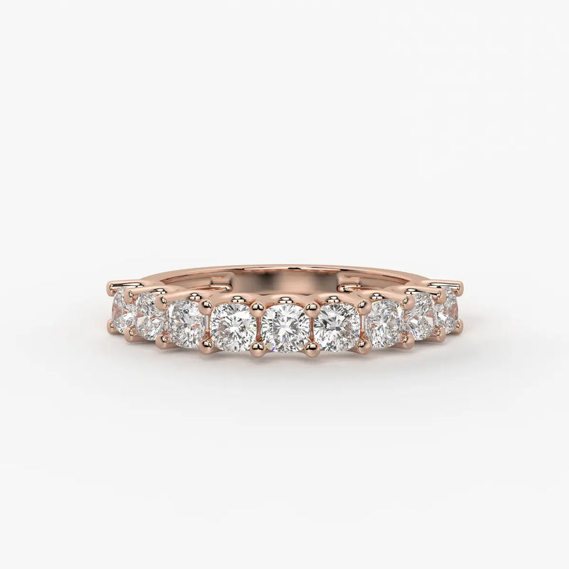 Cushlina Cushion Diamond Eternity Band