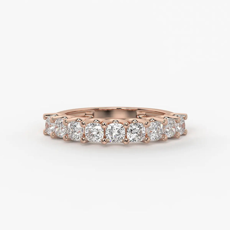 Cushlina Cushion Diamond Eternity Band