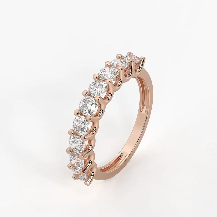 Cushlina Cushion Diamond Eternity Band