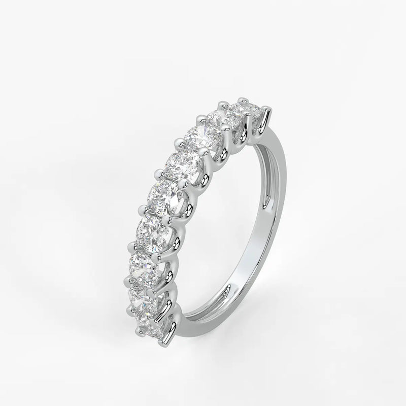 Cushlina Cushion Diamond Eternity Band