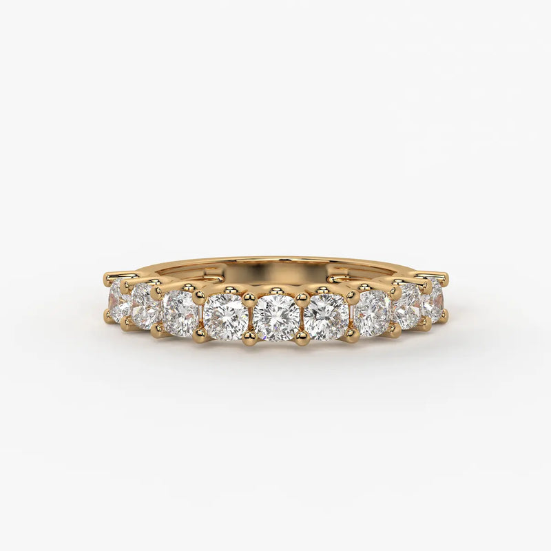 Cushlina Cushion Diamond Eternity Band