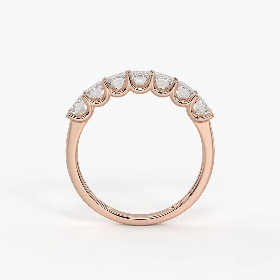Linear Step Diamond Ring