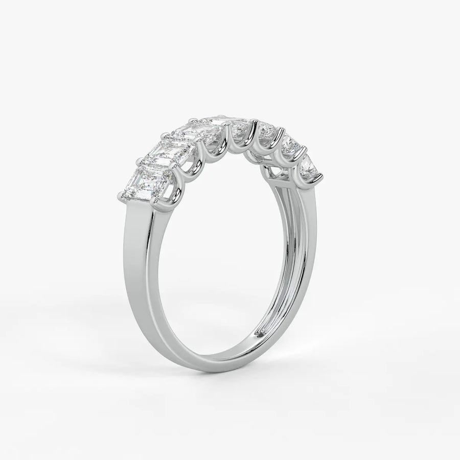 Linear Step Diamond Ring