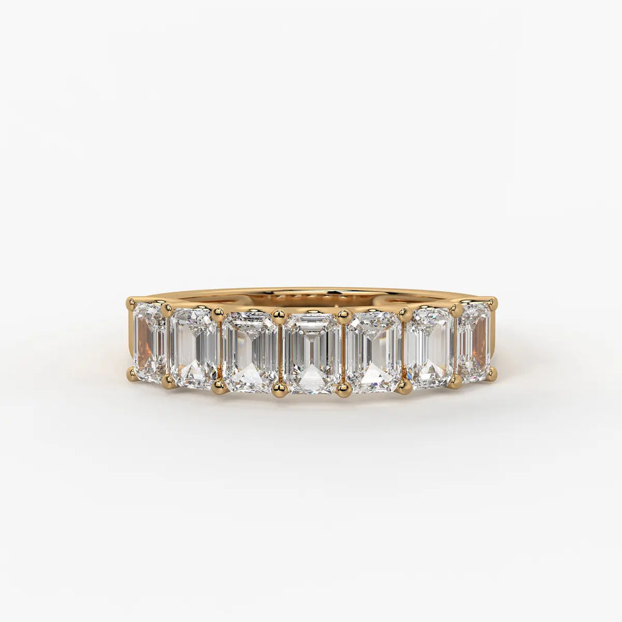 Linear Step Diamond Ring