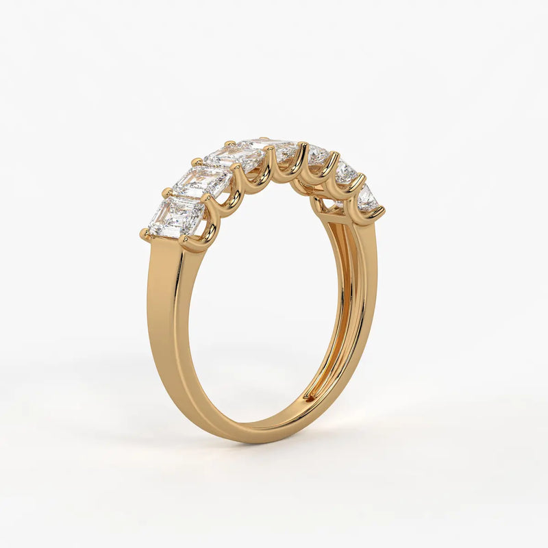 Linear Step Diamond Ring