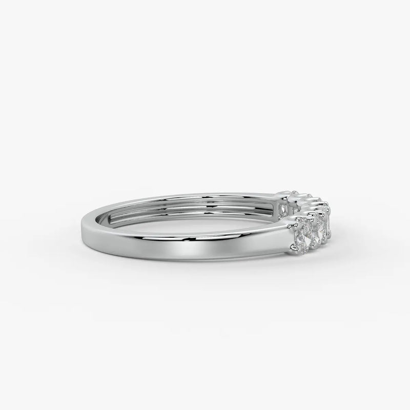 Vellique Oval Diamond Bar Ring