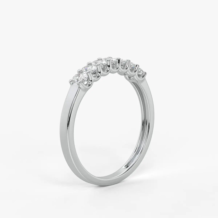 Vellique Oval Diamond Bar Ring