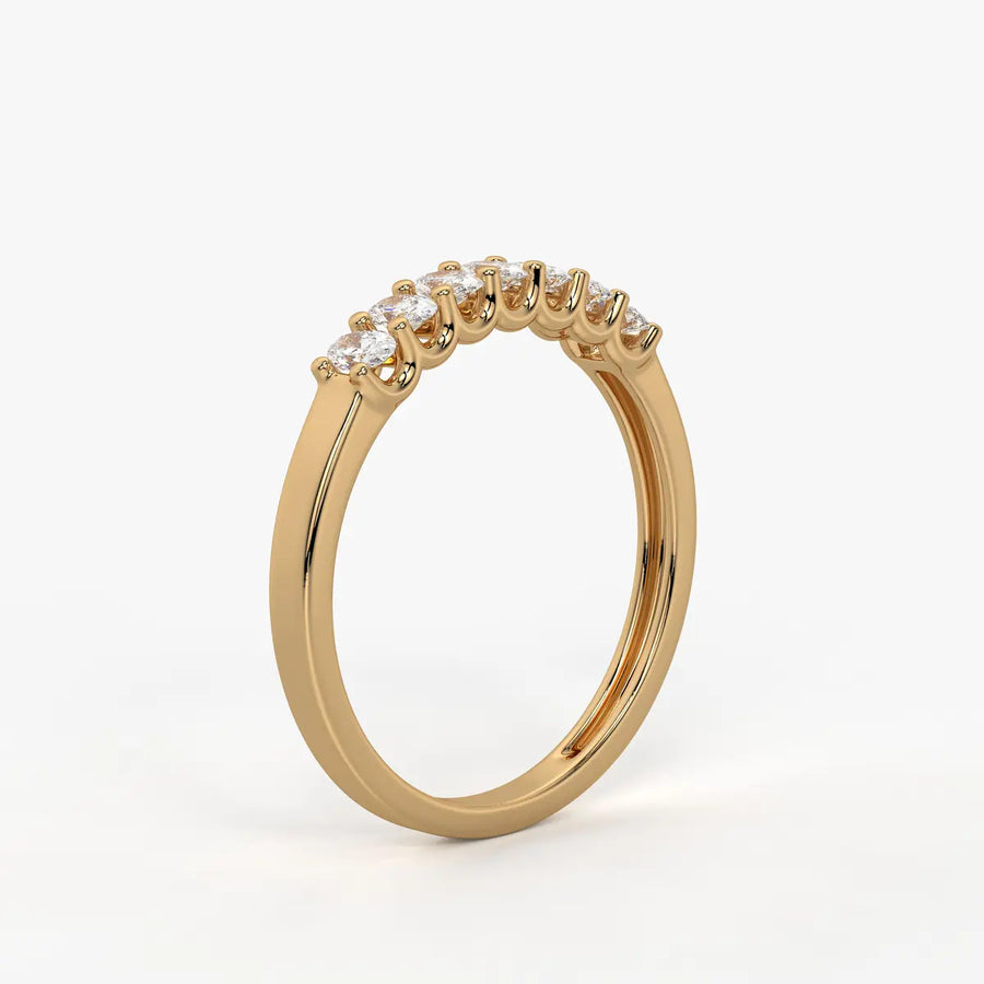 Vellique Oval Diamond Bar Ring
