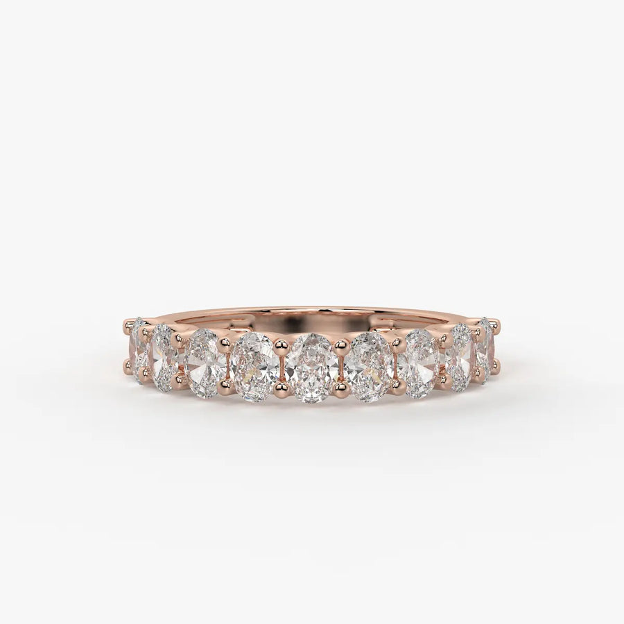 Ovalisse Oval Diamond Eternity Band