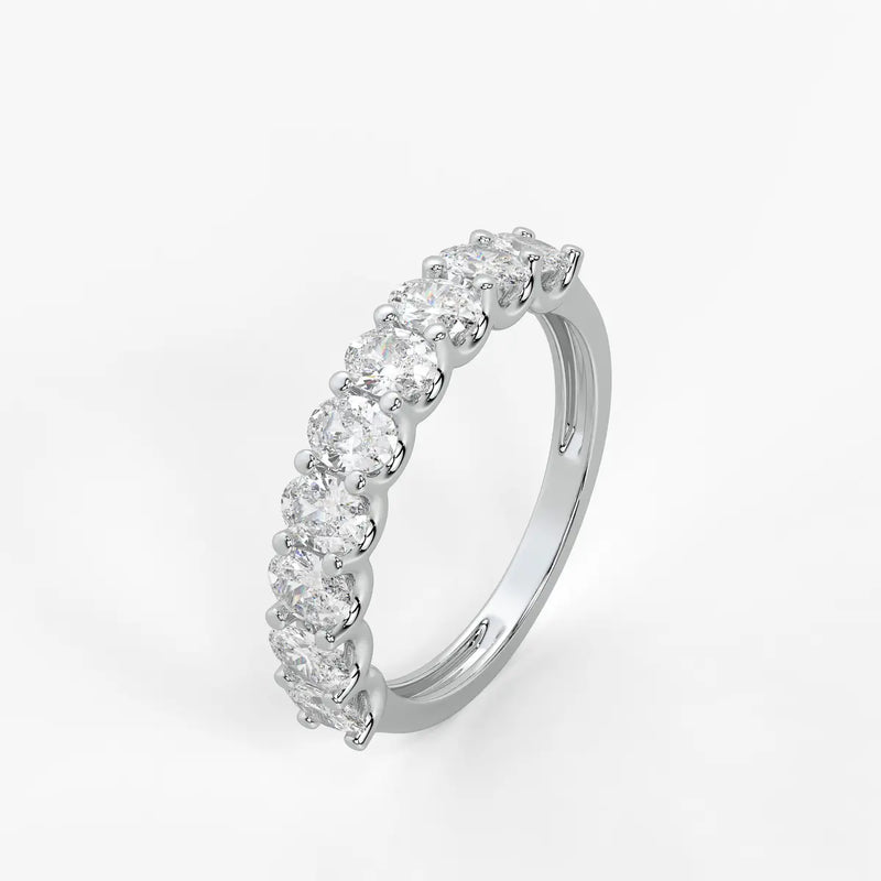 Ovalisse Oval Diamond Eternity Band